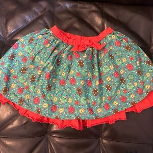 Size 6 double layered American girl doll brand skirt.